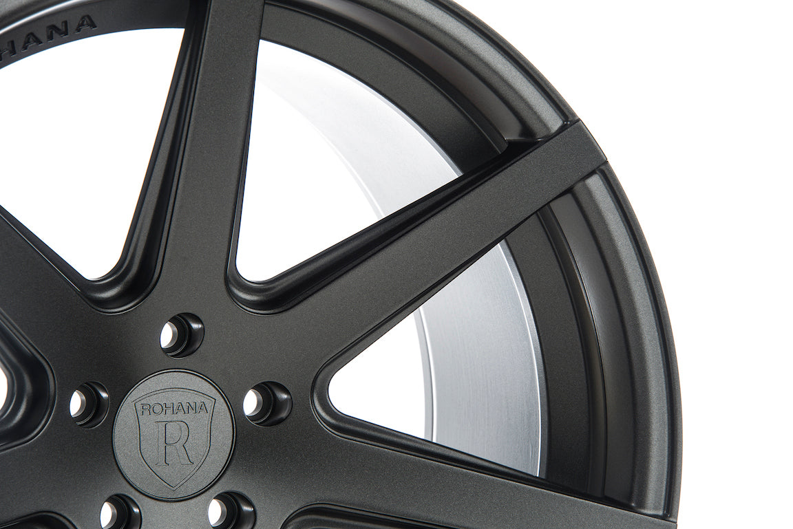 Rohana RC7 Wheel, 20X10, 5-120, +25, Matte Graphite - RC720105120MG25.