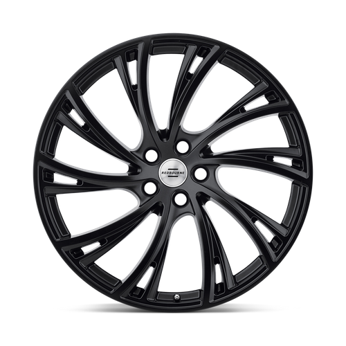 Set of 4: RedBourne Noble Wheel, 22x10.0 +37 Offset 5x120, Double Black Matte Black W/ Gloss Black Face - 2210RDB375120D72L