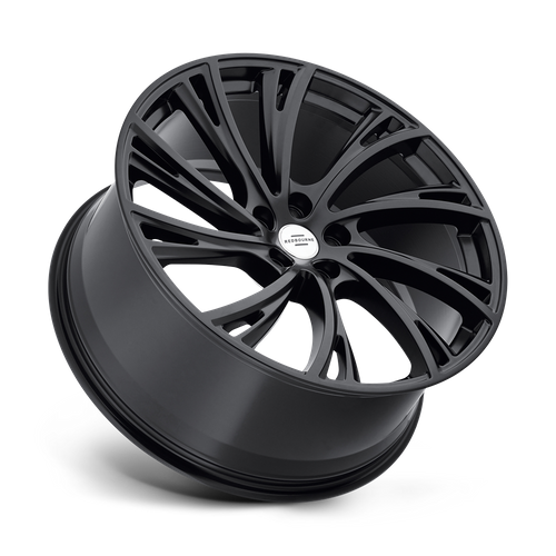 Set of 4: RedBourne Noble Wheel, 22x10.0 +37 Offset 5x120, Double Black Matte Black W/ Gloss Black Face - 2210RDB375120D72L