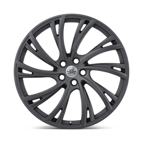 Set of 4: RedBourne Noble Wheel, 22x10.0 +37 Offset 5x120, Matte Gunmetal - 2210RDB375120G72L