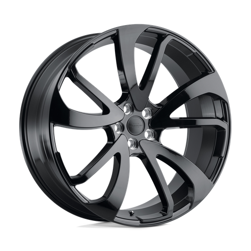 Set of 4: RedBourne Vincent Wheel, 22x10.5 +32 Offset 5x120, Gloss Black Directional - 2205VCT325120B72R