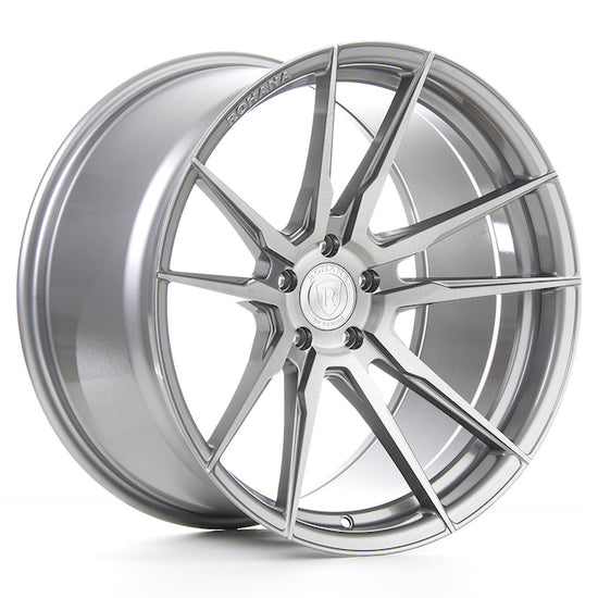 Rohana RFX2 Wheel, 19X8.5, 5-120, +33, Brushed Titanium - RFX219855120BT33.