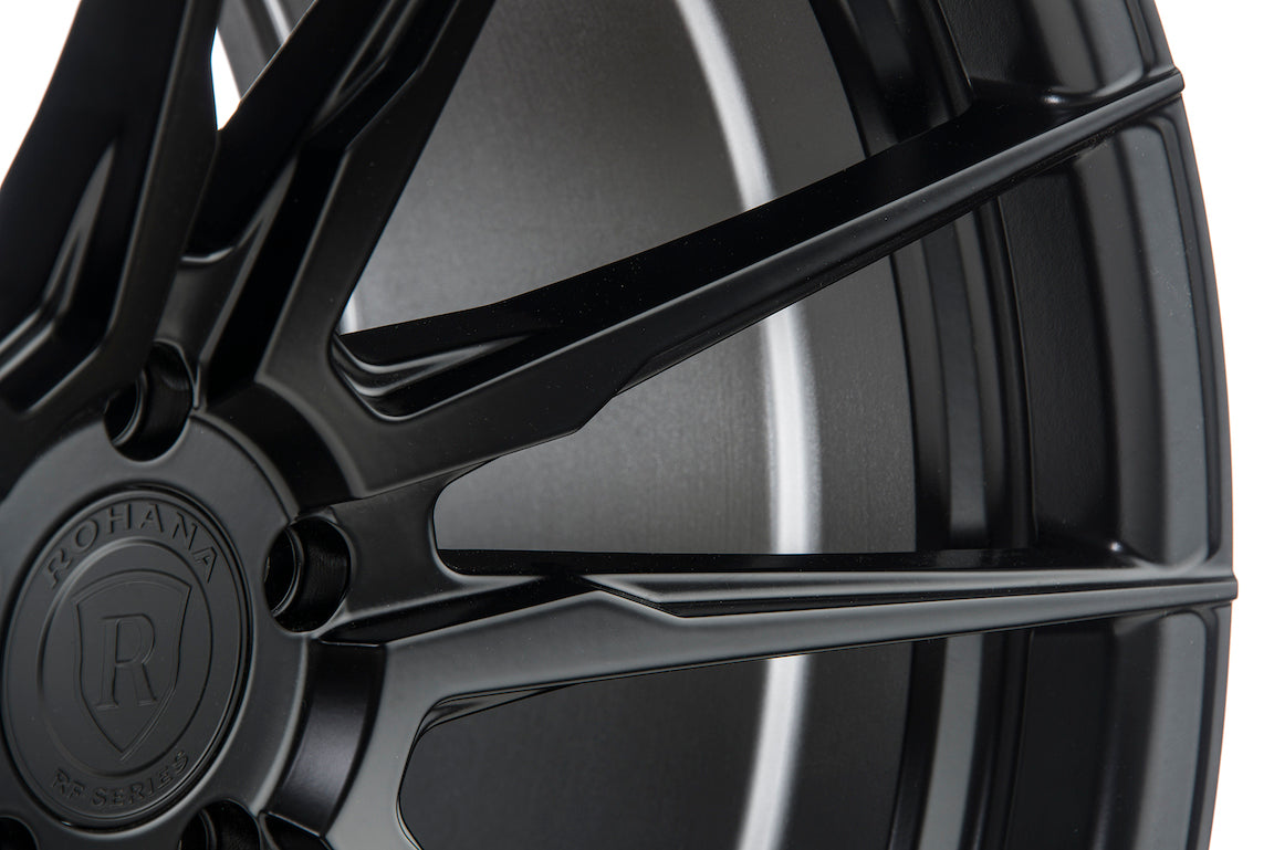 Rohana RFX2 Wheel, 20X10, 5-120, +25, Matte Black - RFX220105120MB25.