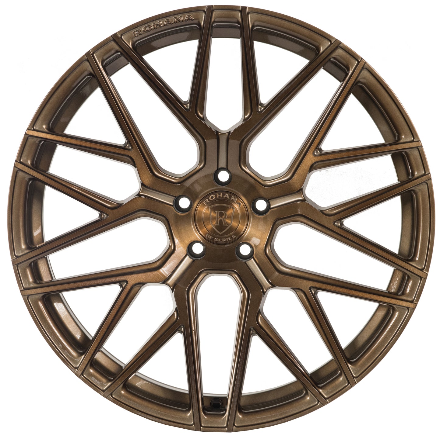 Rohana RFX10 Wheel, 20X10, 5-114.3, +25, Brushed Bronze - RFX1020105114BZ25.
