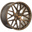 Rohana RFX10 Wheel, 20X10, 5-114.3, +25, Brushed Bronze - RFX1020105114BZ25.