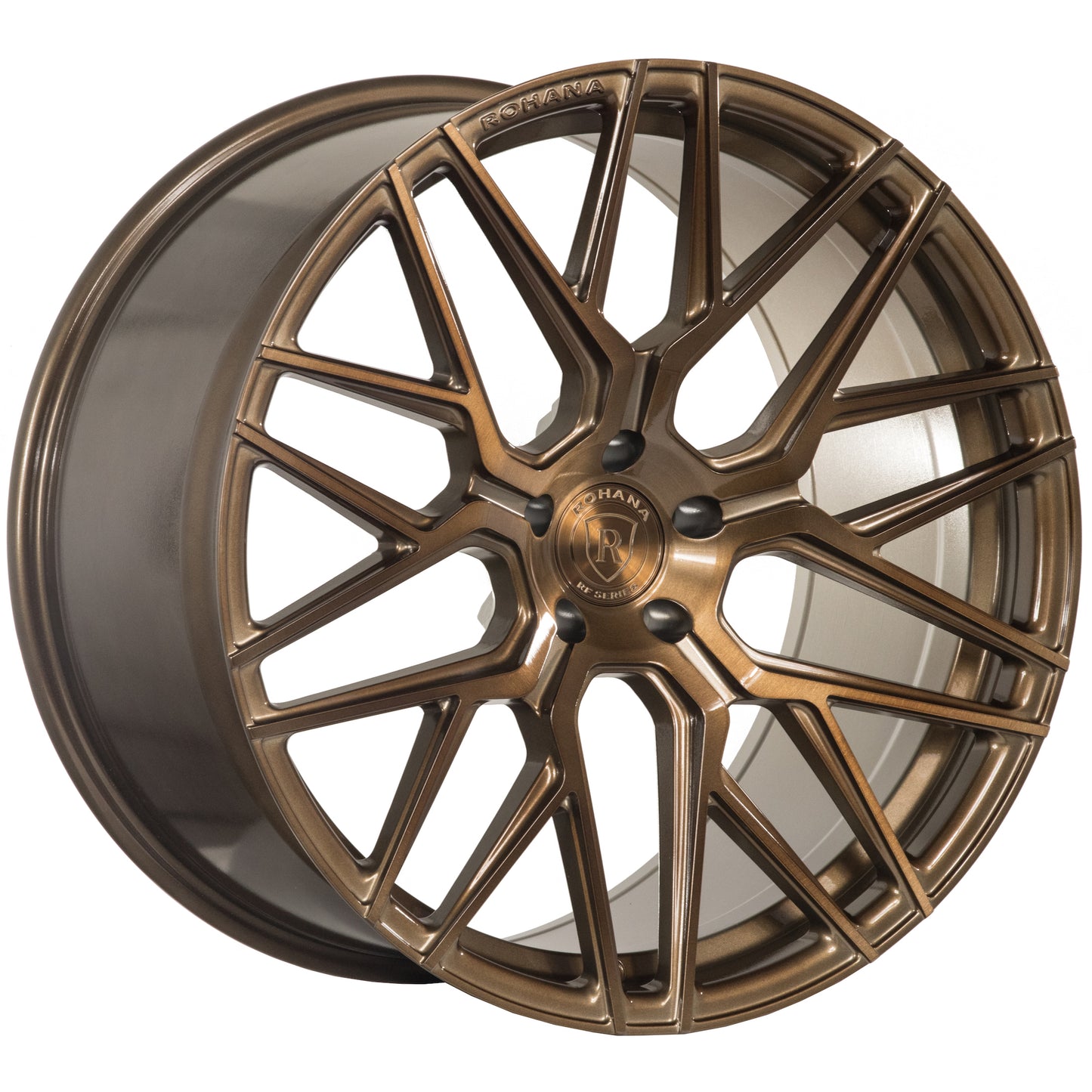 Rohana RFX10 Wheel, 20X10, 5-114.3, +25, Brushed Bronze - RFX1020105114BZ25.