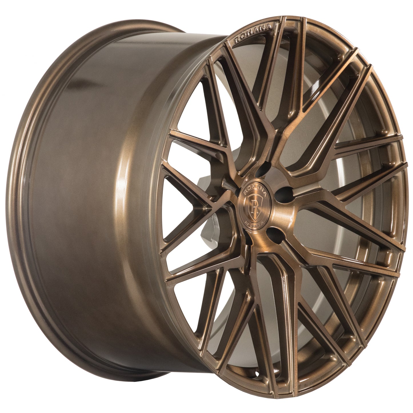 Rohana RFX10 Wheel, 20X10, 5-114.3, +25, Brushed Bronze - RFX1020105114BZ25.
