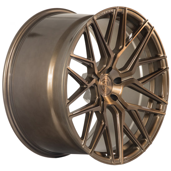 Rohana RFX10 Wheel, 20X10, 5-114.3, +25, Brushed Bronze - RFX1020105114BZ25.