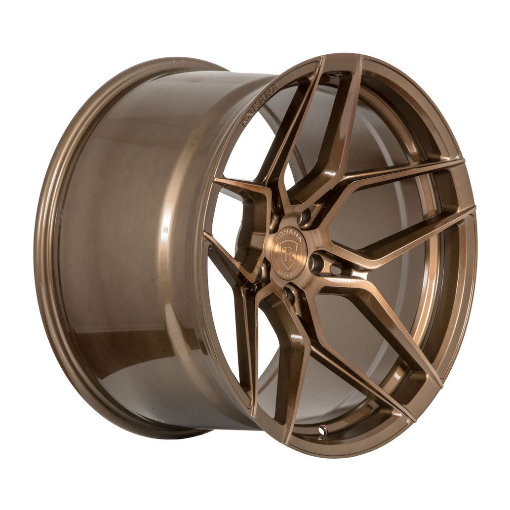 Rohana RFX11 Wheel, 22X9, 5-115, +15, Brushed Bronze - RFX112295115BZ15.