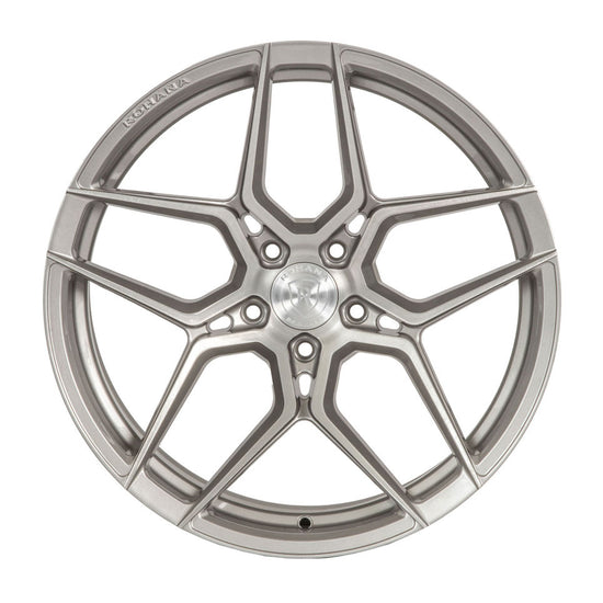 Rohana RFX11 Wheel, 19X8.5, 5-112, +42, Brushed Titanium - RFX1119855112BT42.
