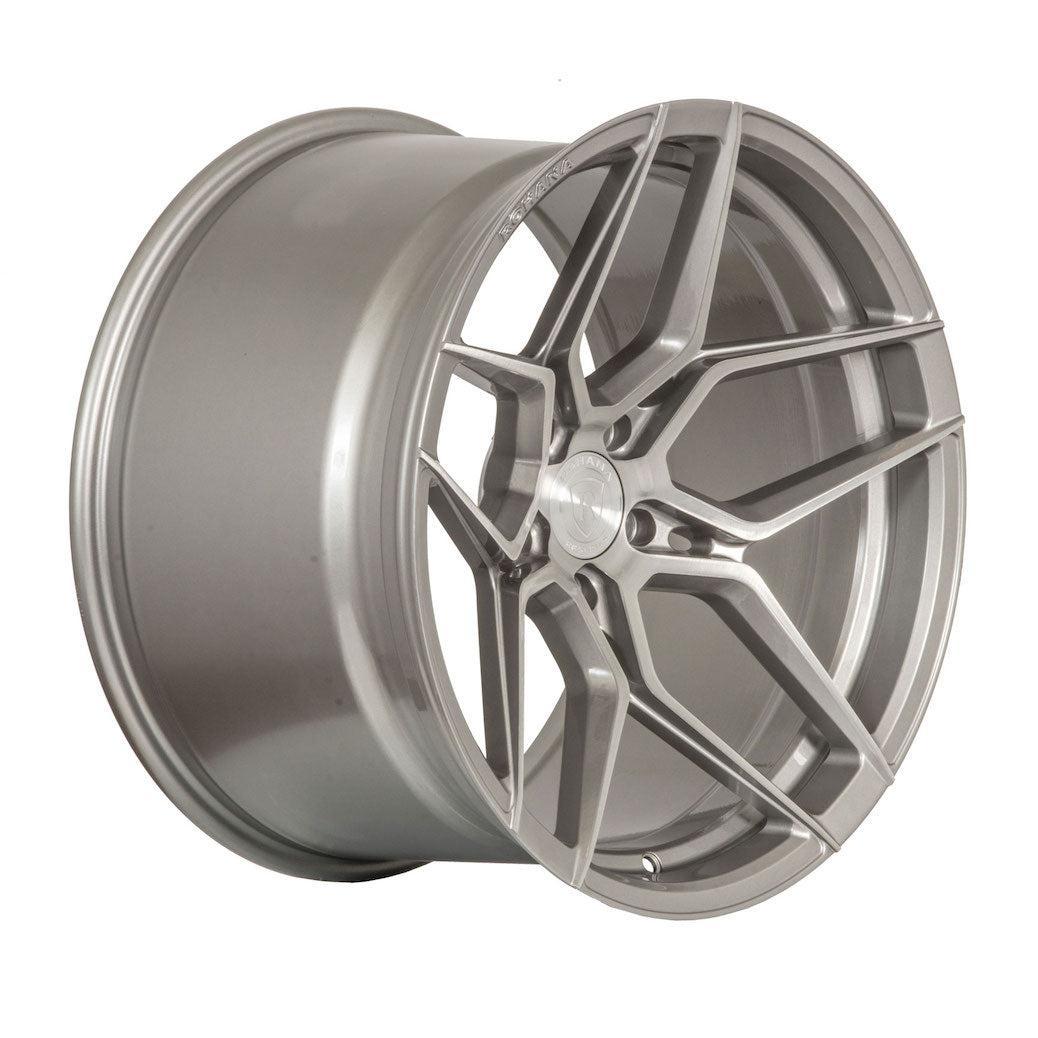 Rohana RFX11 Wheel, 19X8.5, 5-112, +42, Brushed Titanium - RFX1119855112BT42.