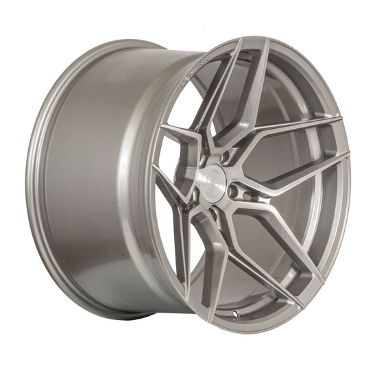Rohana RFX11 Wheel, 19X8.5, 5-112, +42, Brushed Titanium - RFX1119855112BT42.