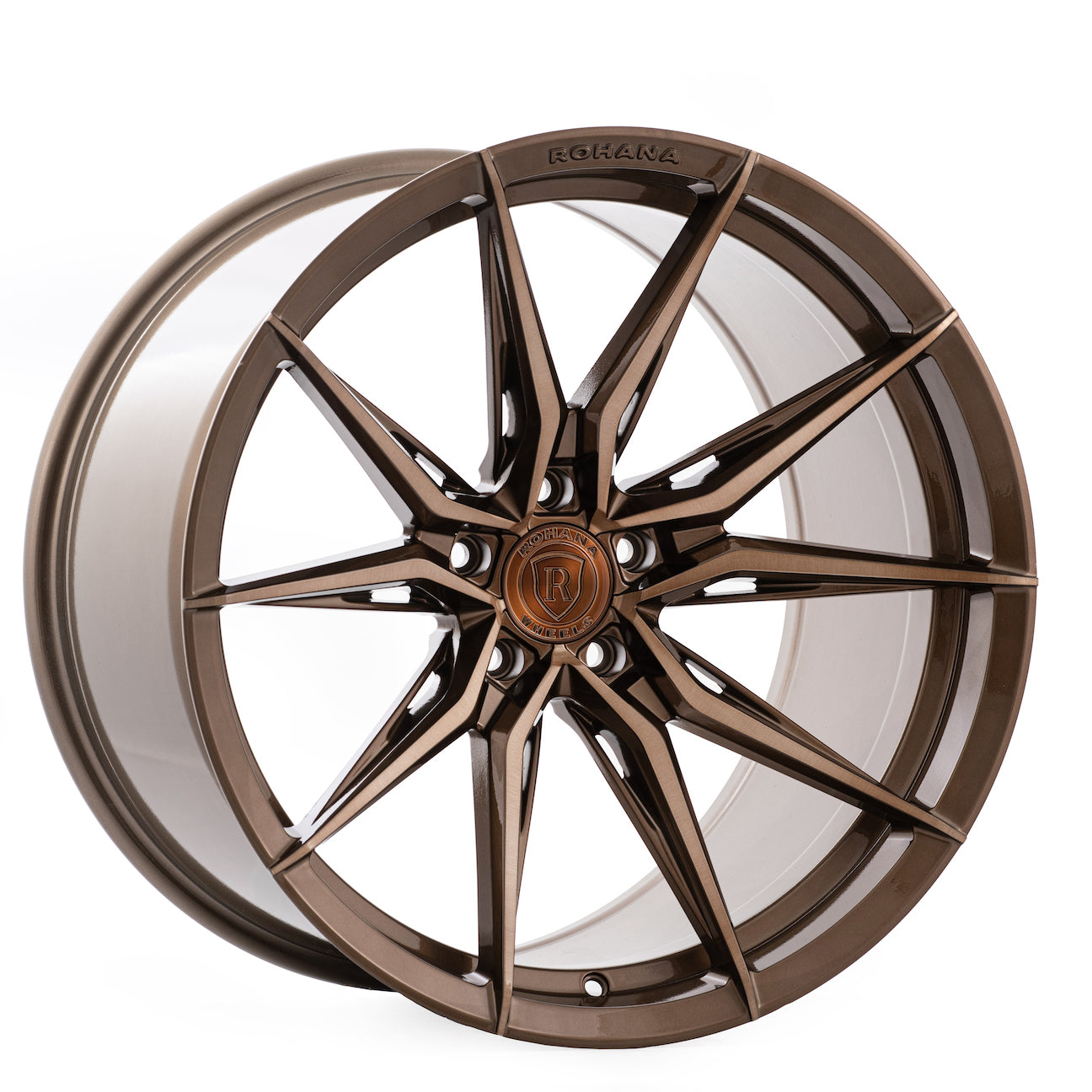 Rohana RFX13 Wheel, 20X10, 5-114.3, +40, Brushed Bronze - RFX1320105114BZ40.