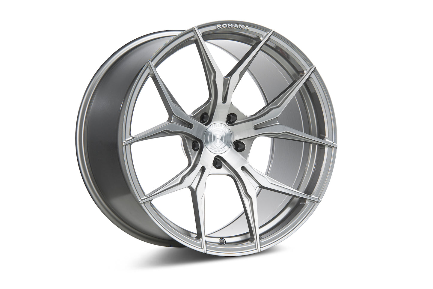 Rohana RFX5 Wheel, 19X9.5, 5-112, +47, Brushed Titanium - RFX519955112BT47.