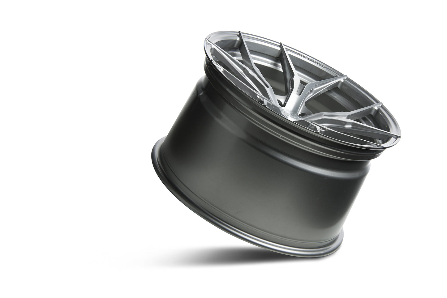 Rohana RFX5 Wheel, 19X9.5, 5-112, +47, Brushed Titanium - RFX519955112BT47.
