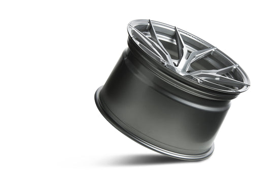 Rohana RFX5 Wheel, 19X9.5, 5-112, +47, Brushed Titanium - RFX519955112BT47.
