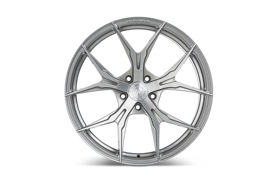 Rohana RFX5 Wheel, 19X9.5, 5-112, +47, Brushed Titanium - RFX519955112BT47.