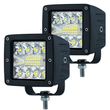 NEW - ECO-LIGHT LED High Power CUBE Style Auxiliary Lights (Sold as Pairs) - RS3X3ECO.