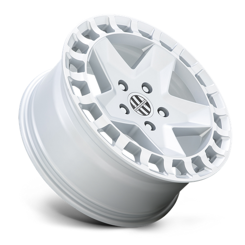 Set of 4: Victor Equipment Alpen Wheel, 17x8.0 +10 Offset 5x130, Gloss White - 1780APN105130W71