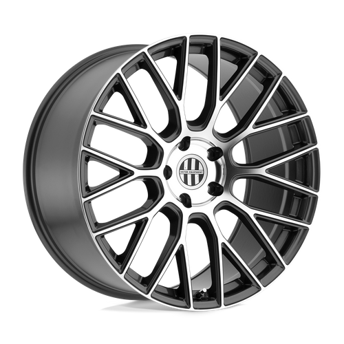 Set of 4: Victor Equipment Stabil Wheel, 21x11.0 +56 Offset 5x130, Gunmetal W/ Mirror Cut Face - 2111VIA565130G71