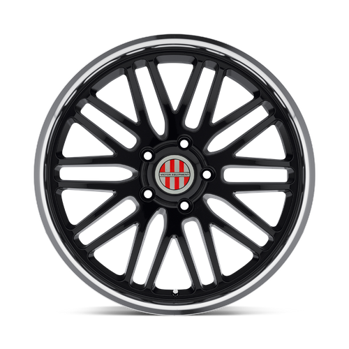 Set of 4: Victor Equipment Lemans Wheel, 20x11.0 +55 Offset 5x130, Gloss Black W/ Mirror Cut Lip - 2011VIL555130B71