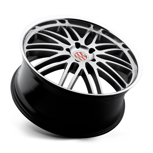 Set of 4: Victor Equipment Lemans Wheel, 19x9.5 +49 Offset 5x130, Hyper Silver W/ Mirror Cut Lip - 1995VIL495130S71