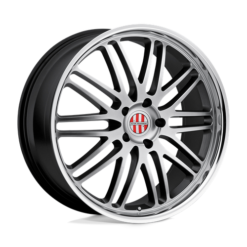 Set of 4: Victor Equipment Lemans Wheel, 19x9.5 +49 Offset 5x130, Hyper Silver W/ Mirror Cut Lip - 1995VIL495130S71