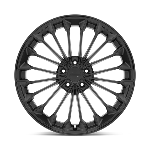 Set of 4: Victor Equipment Wurttemburg Wheel, 20x10.5 +22 Offset 5x112, Matte Black W/ Gloss Black Face - 2005VIW225112M66