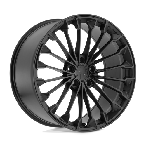 Set of 4: Victor Equipment Wurttemburg Wheel, 21x11.0 +40 Offset 5x130, Matte Black W/ Gloss Black Face - 2111VIW405130M71