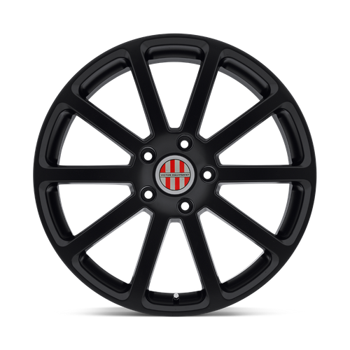 Set of 4: Victor Equipment Zehn Wheel, 18x8.0 +45 Offset 5x130, Matte Black - 1880VIZ455130B71