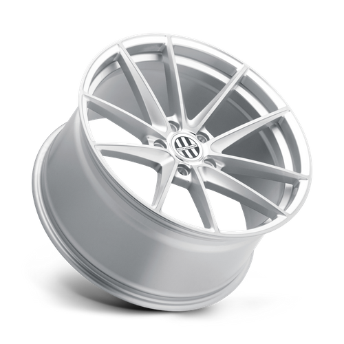 Set of 4: Victor Equipment Zuffen Wheel, 19x10.5 +55 Offset 5x130, Silver W/ Brushed Face - 1905VZF555130S71