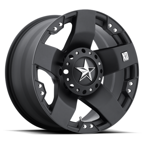 Set of 4: XD Xd775 Rockstar Wheel, 18x9.0 +0 Offset 6x135/6x139.7, Matte Black - XD77589067300