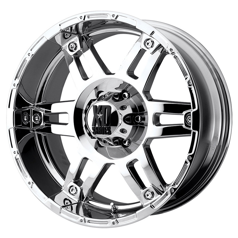 Set of 4: XD Xd797 Spy Wheel, 20x9.0 -12 Offset 6x135, Chrome - XD79729063212N