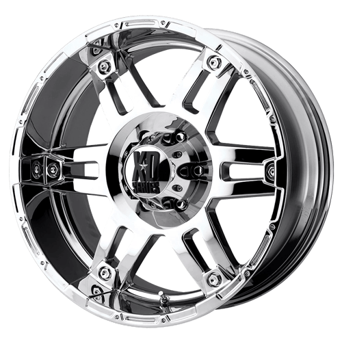 Set of 4: XD Xd797 Spy Wheel, 20x9.0 -12 Offset 6x135, Chrome - XD79729063212N