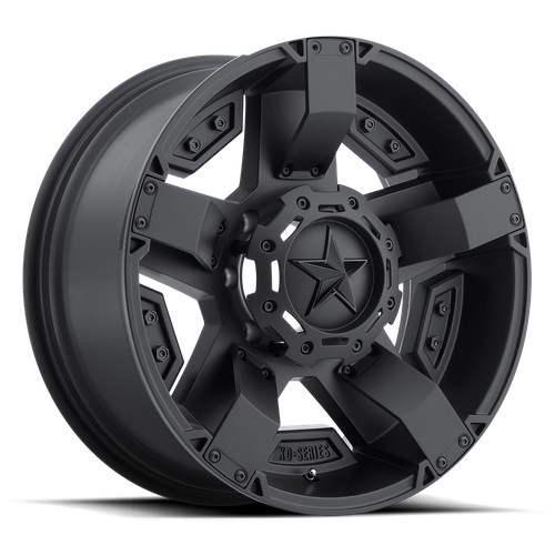 Set of 4: XD Xd811 Rockstar Ii Wheel, 20x12.0 -44 Offset 5x127/5x139.7, Matte Black - XD81121235744N