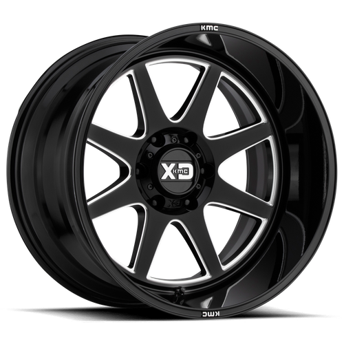 XD Xd844 Pike Wheel, 20x9.0 +0 Offset 5x139.7, Gloss Black Milled - XD84429085300