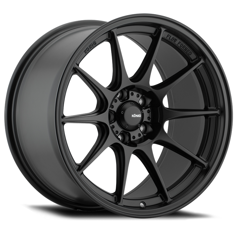 Konig Dekagram 18x9.5A 5x114.3 ET35 Semi-Matte Black - DK98514355.