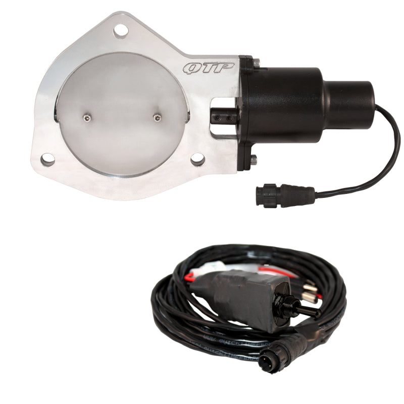 QTP 4in Bolt-On QTEC Electric Cutout Valve - Single - QTEC40.