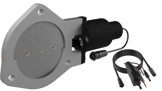 QTP 4in Bolt-On QTEC Electric Cutout Valve - Single - QTEC40.