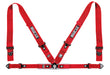 Sparco Belt 4Pt 3in/2in Competition Harness - Red - 04716M1RS.