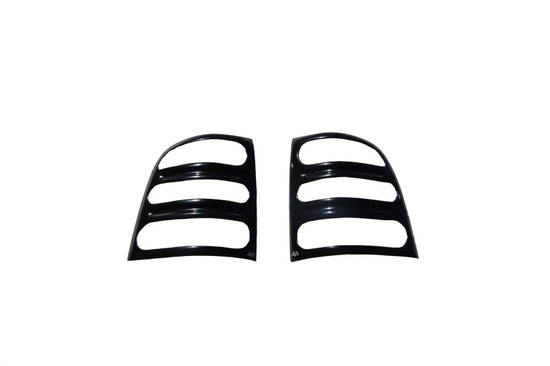 AVS 93-97 Ford Ranger Slots Tail Light Covers - Black - 36710.