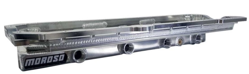 Moroso Toyota 2JZ-GE/2JZ-GTE -12 AN Fittings Aluminum Dry Sump Oil - 20939.