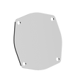 QTP 5in Bolt-On QTEC 4 Bolt Cover Plate - 10500C.