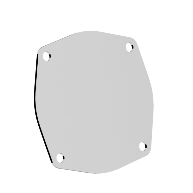 QTP 5in Bolt-On QTEC 4 Bolt Cover Plate - 10500C.