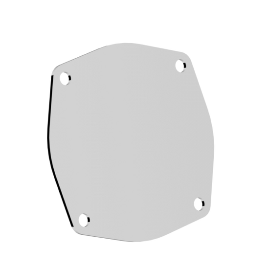 QTP 5in Bolt-On QTEC 4 Bolt Cover Plate - 10500C.