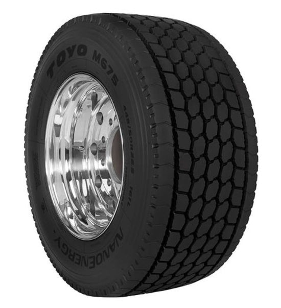 Toyo M675 Tire - 445/50R22.5 161L L/20 (31.66 FET Inc.) - 500460.