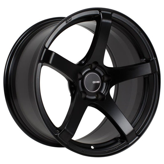 Enkei Kojin 18x9.5 15mm Offset 5x114.3 Bolt Pattern 72.6mm Bore - 476-895-6515BK.