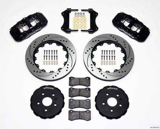 Wilwood AERO6 Front Hat Kit 14.25 Drilled 2010-2015 Camaro - 140-11269-D.