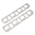 Stainless Works Hemi 5.7L/6.1L/6.4L D-Port Shaped Header 304SS Exhaust Flanges - HFJP61188.