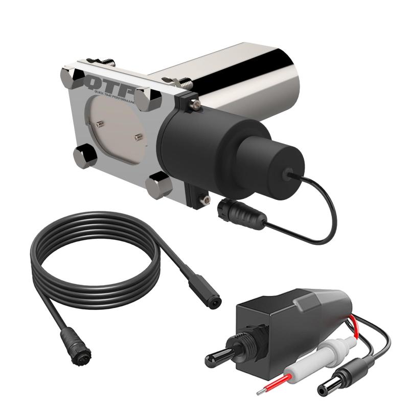 QTP Bolt-On QTEC Low Profile Oval Electric Cutout Valve - QTEC33.